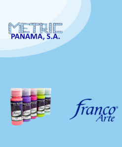 pintura acrílica azul hortensia franco arte