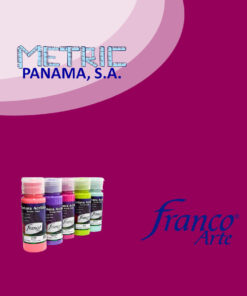 pintura acrílica fluorescente violeta franco arte