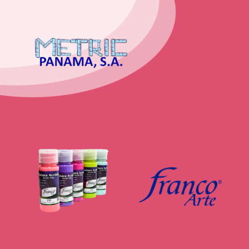 pintura acrílica pink franco arte